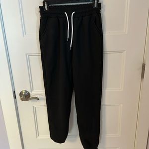 fleece lined joggers size m